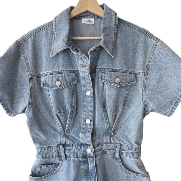 Indie Collection Jean Romper - Picture 2 of 4